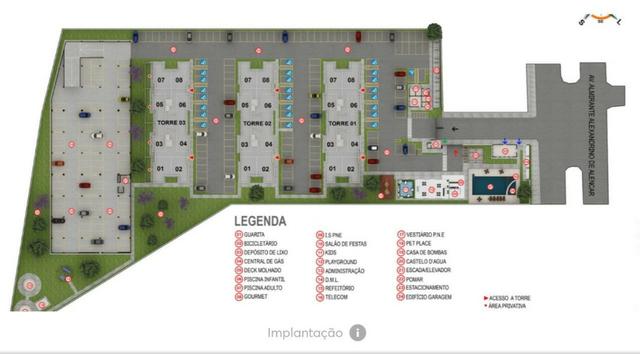 Torres das Dunas - Lagoa Seca - 50m2 - 2 quartos - Mcmv -SN - Foto 13