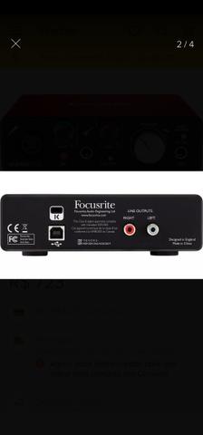 Interface Áudio Scarlett Solo USB (2a Geração) FOCUSRITE
