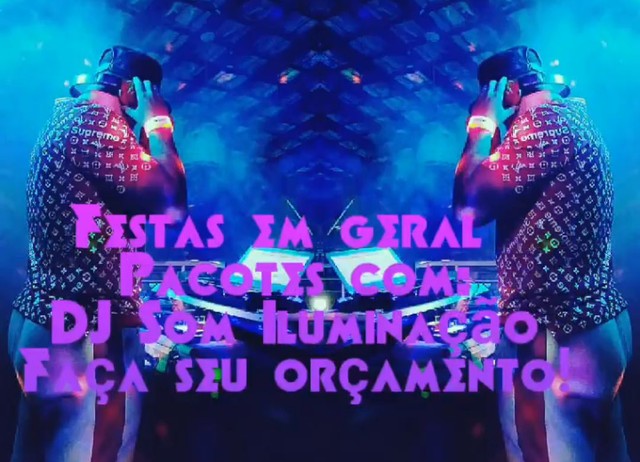 Dj som e iluminação (Pacotes a partir de 100)