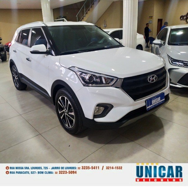 HYUNDAI CRETA 2.0 PRESTIGE 2020 AUT. BRANCO COMPLETA