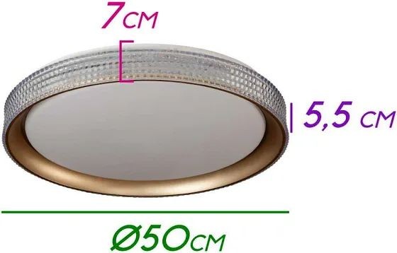 Plafon LED Sobrepor Redondo 3 Tons - Foto 4