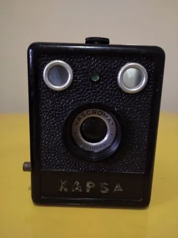 Camera Fotográfica Kapsa Da Dfv Antiga Tipo Caixote