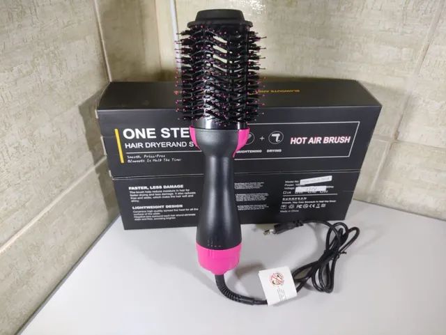 Vendo escova secadora de cabelo e alisamento doméstica 