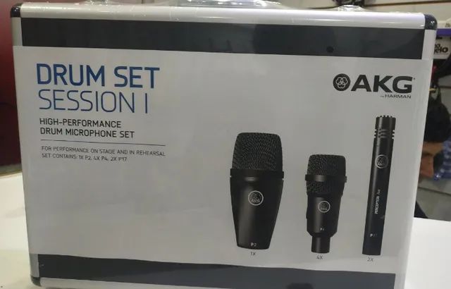  Microfones P/ Bateria Akg Drum Set Session 