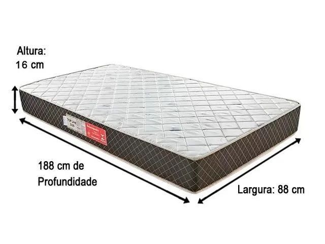 COLCHÃO SUPER TECNOLOGIA ESPUMA D33 PESO 150 KL !!! AP