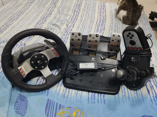 Logitech g27 completo mudança pedais vulante S. Pedro Do Sul • OLX Portugal