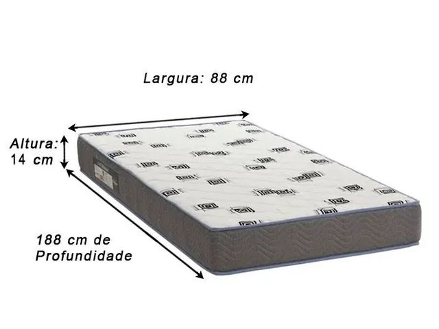 TENHA UMA NOITE ? DE REAL DESCANSO  ORTOBOM SOLTEIRO !!!! AP - Foto 2