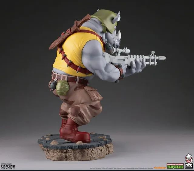 Rocksteady TMNT PCS Sideshow Tartarugas Ninja - Foto 4