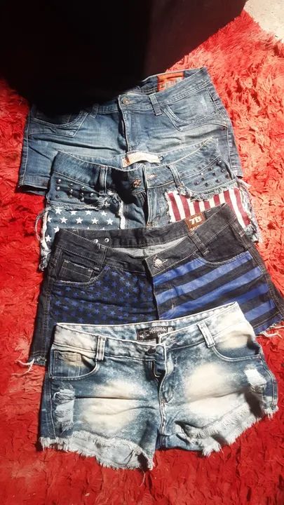 Vendo vários shorts jeans 