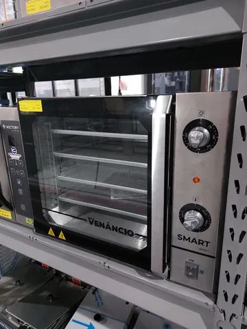 Forno turno 4 assadeiras elétrico novon