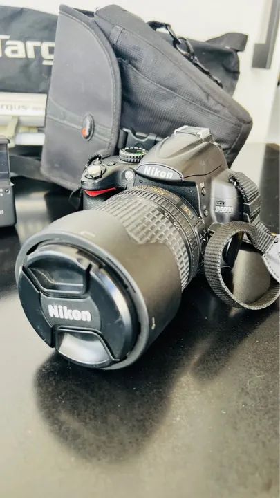 Camera Nikon D5000 com tripe targus (BAIXEI O VALOR) - Foto 3