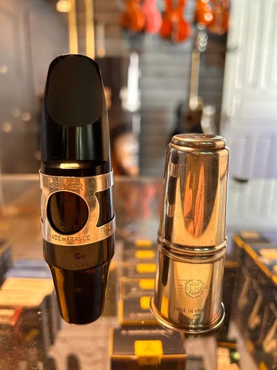 Boquiha Selmer Paris Sax Tenor completa S80 prata  - Foto 2