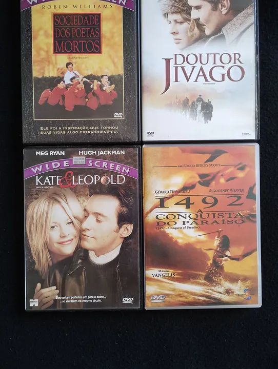 4 DVDs - Coleção de Filmes Clássicos Pacote