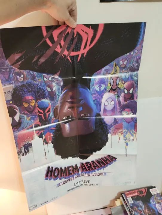 Homem Aranha Miles Morales, Pôster 50x70, em Revista - Foto 6