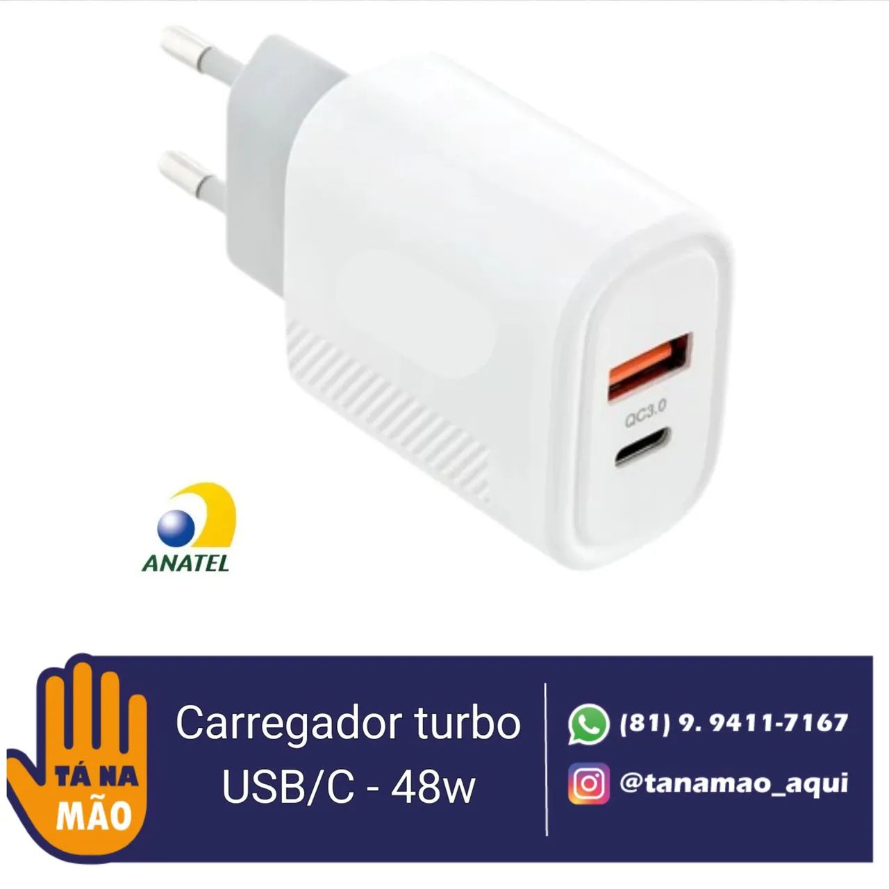 Fonte turbo USB/C - 48w