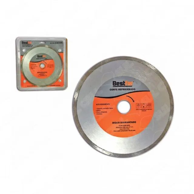 Disco Diamantado De Corte Refrigerado 180m Bfh1489 8.450rpm