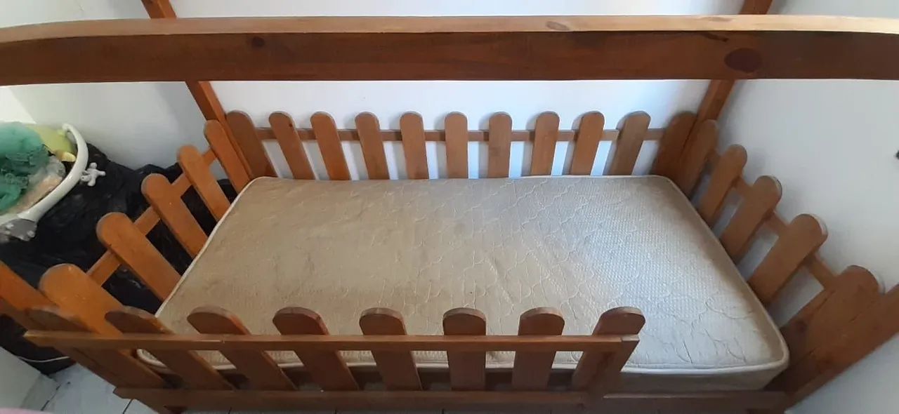 Cama Casinha Montessoriana Solteiro Madeira  - Foto 4