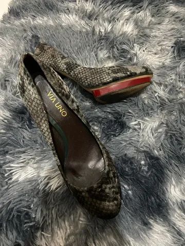 Scarpin pele de cobra  - Foto 2