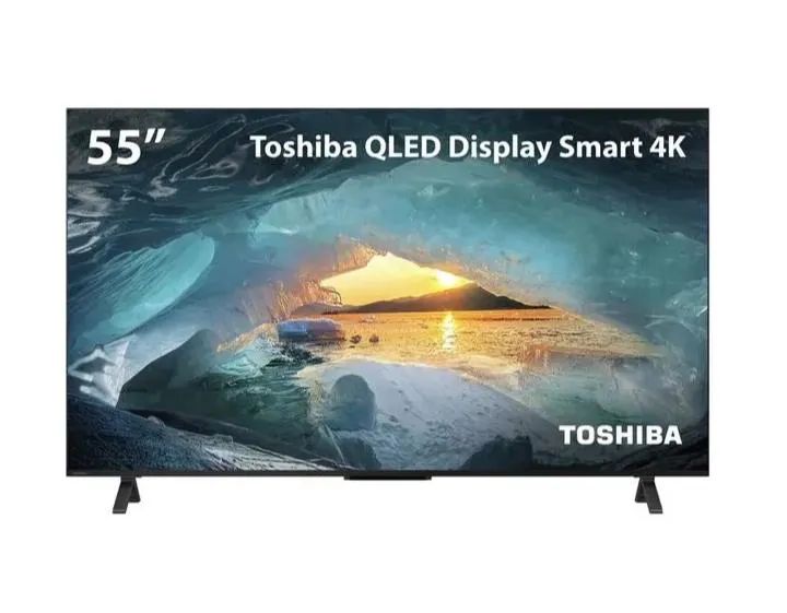 Smart TV 55" Toshiba QLED 4K - Nacional, Novo, Lacrado com NF e Garantia - Foto 2
