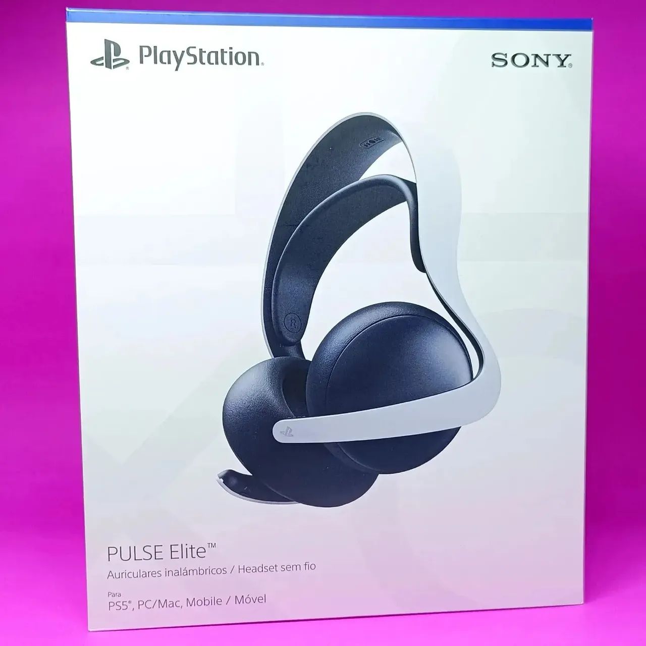 Headset Fone de Ouvido Wireless Pulse Elite para PS5, PC, Mac e Mobile