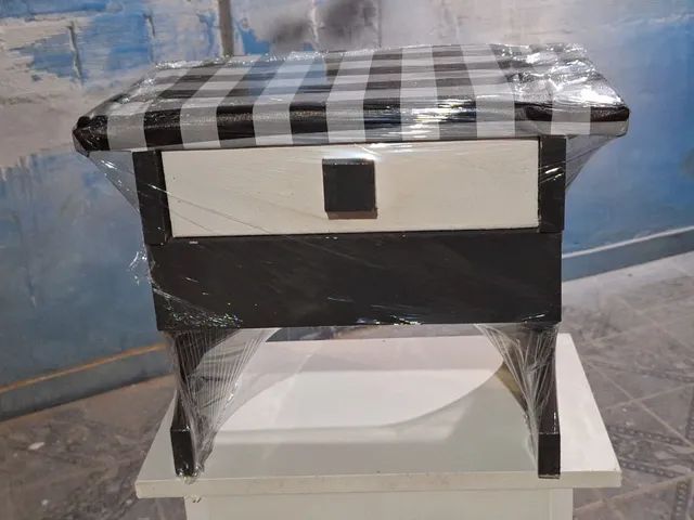 Banco de preto velho acolchoado 