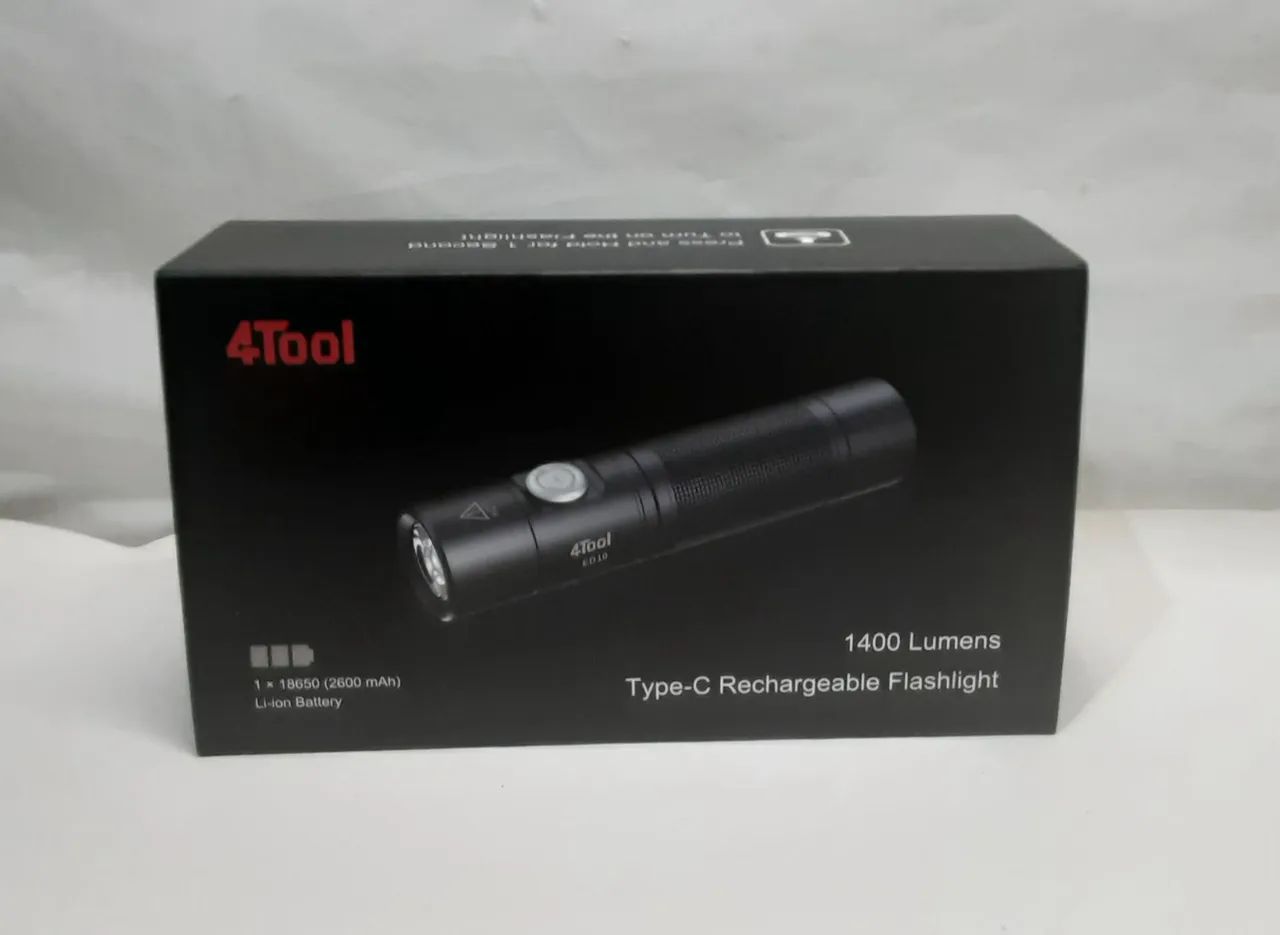 Lanterna Nextorsh 4Tool ED10 1400 Lumens Recarregável Tipo C