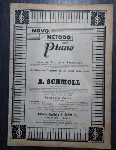 Livro Método para Piano Schmoll