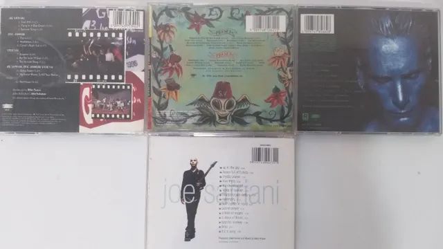 cd rock internacional steve vai e joe satriani, lote com 4 cds seminovos raros - Foto 2