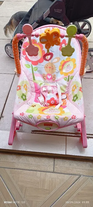 Cadeira Fisher price funcionando