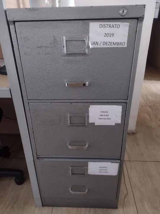 Gaveteiro/Arquivo de Aço (2,3 e 4 gavetas) - Foto 2