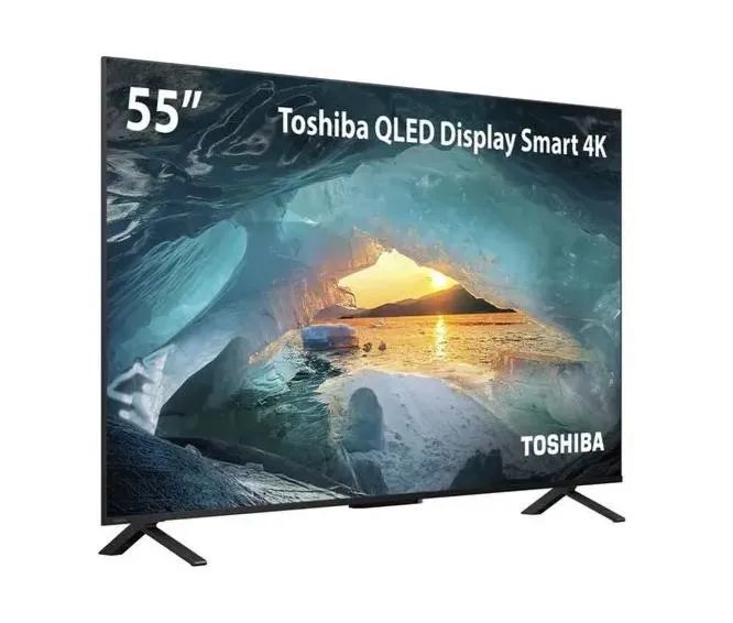 Smart TV 55" Toshiba QLED 4K - Nacional, Novo, Lacrado com NF e Garantia - Foto 3