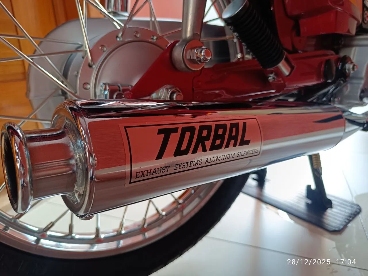 Escapamento Honda Dream TORBAL novo ! Original de época 