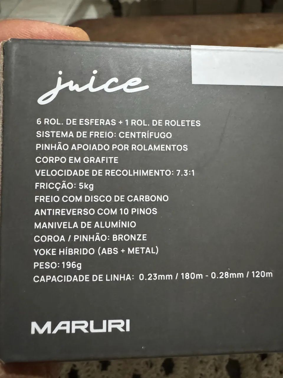 Carretilha de pesca maruri juice  - Foto 3