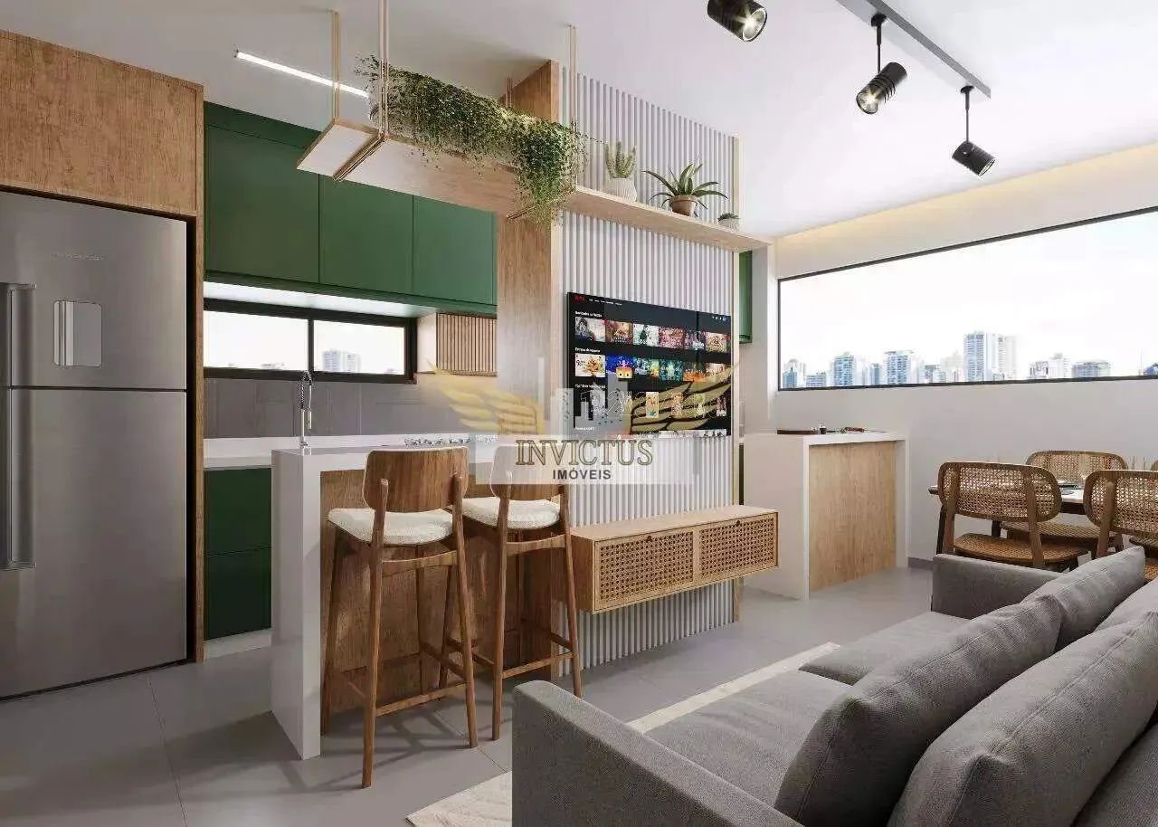 Apartamento com 2 Quartos no Vip Gales para Comprar, 39m² - Vila Príncipe de Gales, Santo  - Foto 2