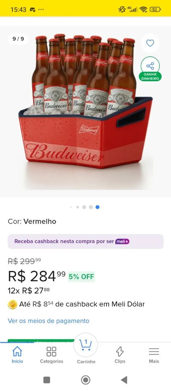 ? Balde Oficial Budweiser - Foto 2