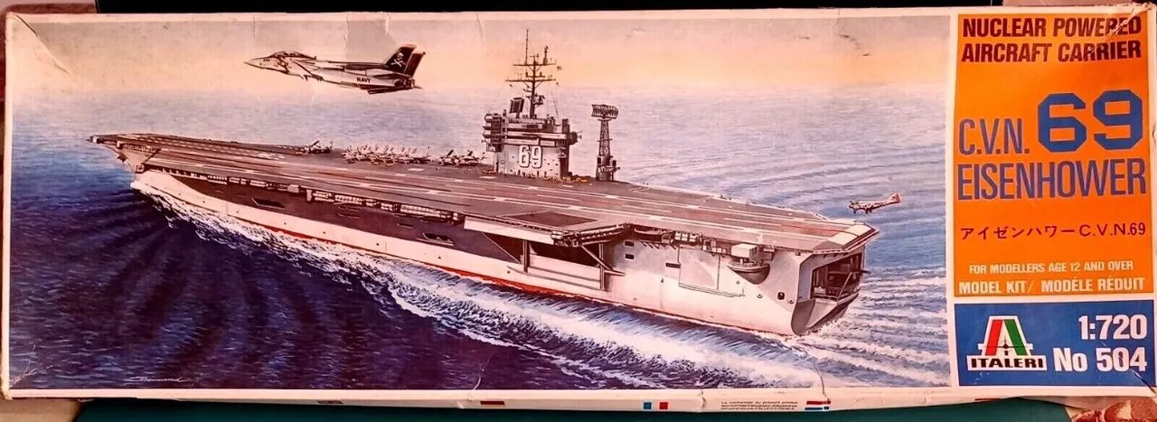 C.V.N 69 EI SENHOWER 1/720 ITALERI N.504 (36) - Foto 2