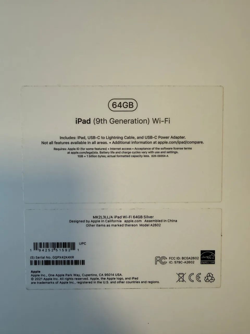 iPad 9 WiFi 64gb prata praticamente sem uso
