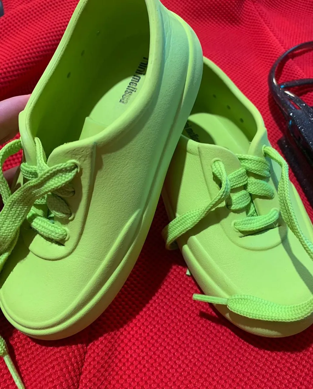 Tênis Mini Melissa Verde Neon
