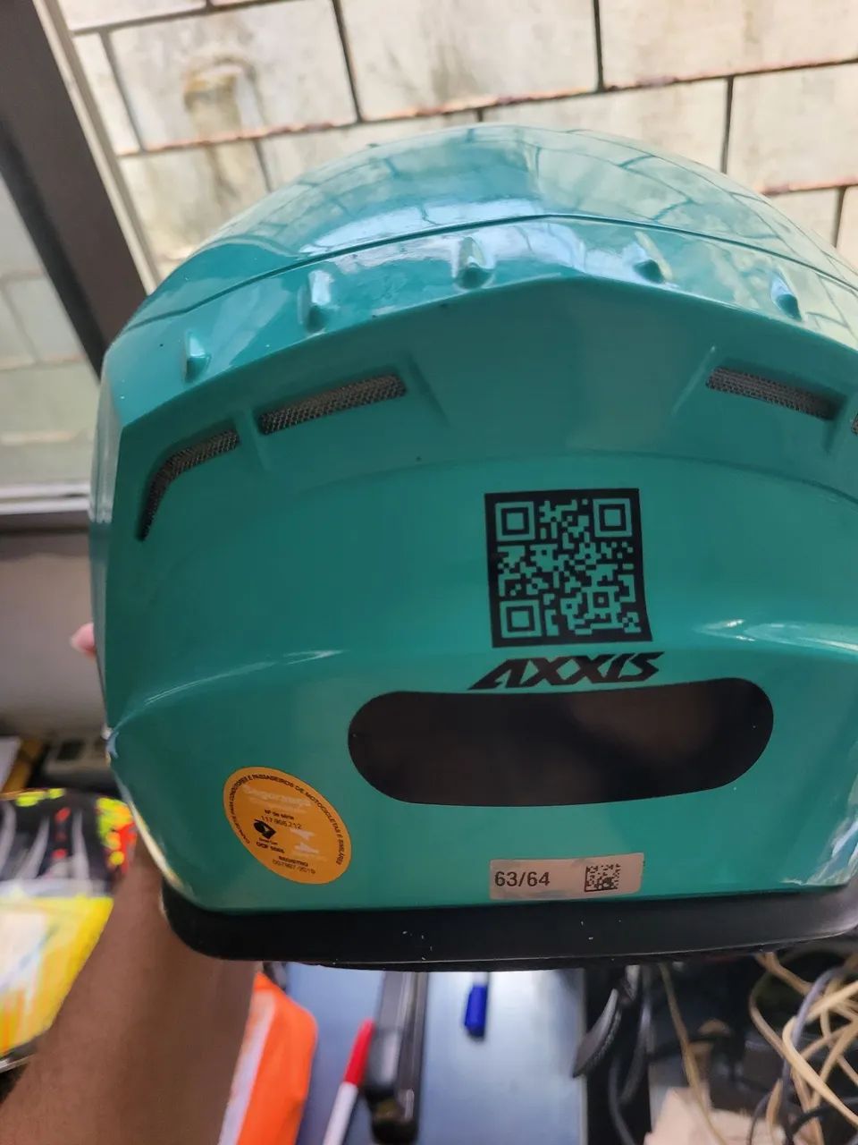 Capacete Axxis Novo Geração - Verde n° 64 - Foto 4