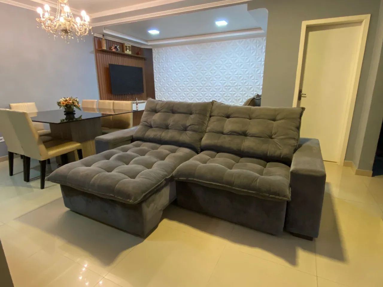 Sofá retrátil e reclinável  - Foto 2