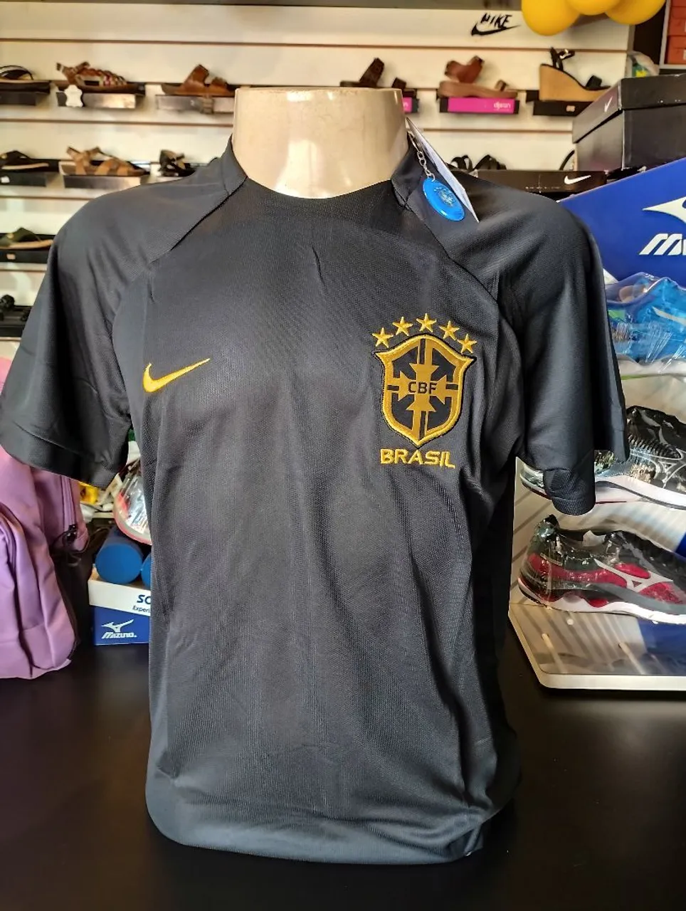 Camisa Brasil Preta Nike