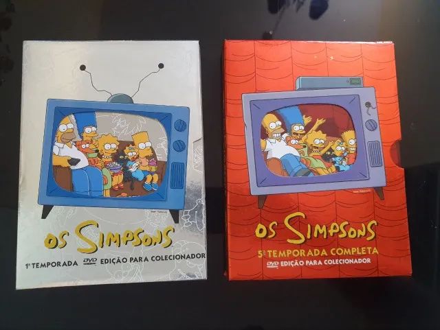 Lote Série Os Simpsons Temporadas 1 e 5 Originais 