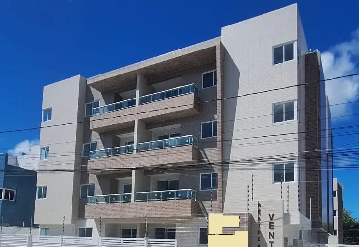 Apartamento de 03 quartos com varanda, 70,33m² a 77,25m², nos Bancários.