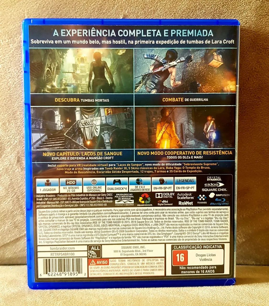 Jogo Ps4 Rise of the Tomb Raider 20 Year Celebration (Áudio em Português) - Foto 3