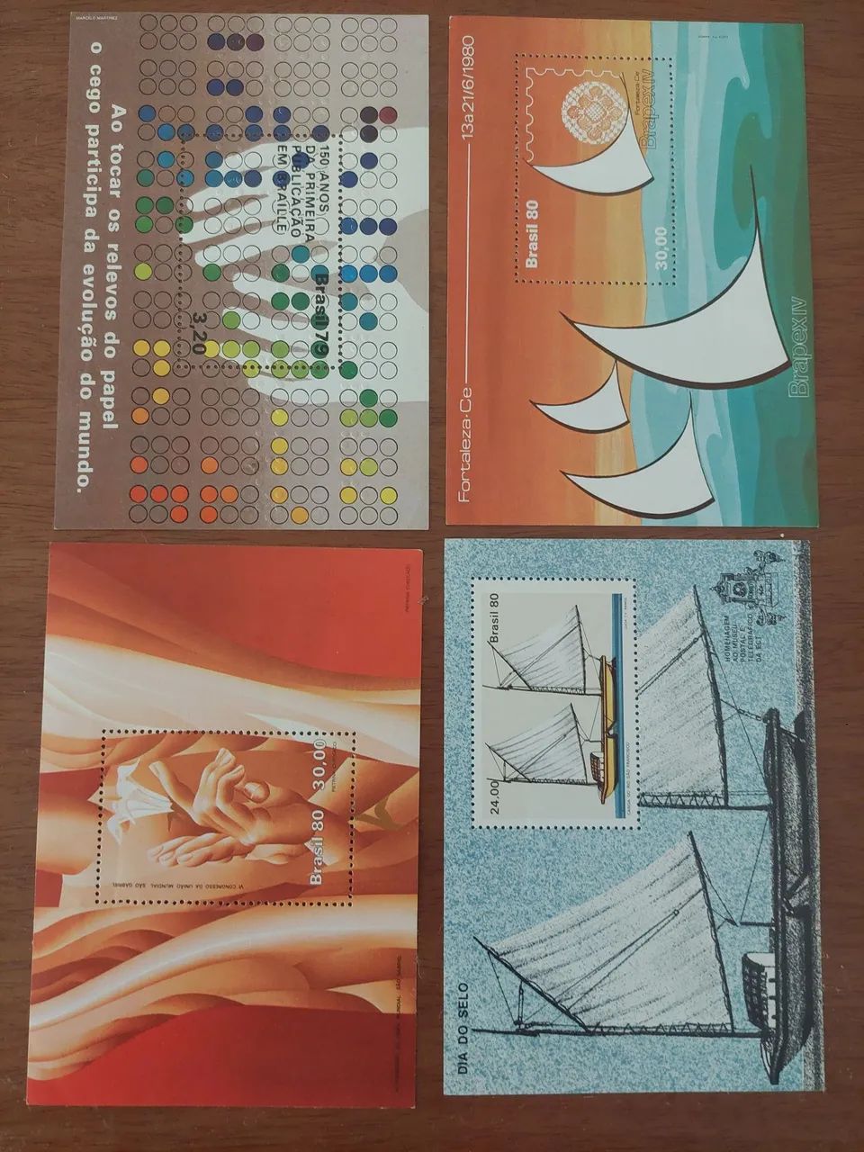 Blocos filatelicos anos 80 brasil - Foto 3