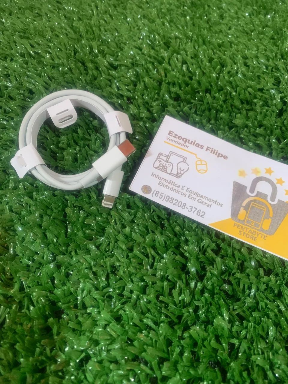Cabo IPhone USB C Novo Imperdível! - Foto 2
