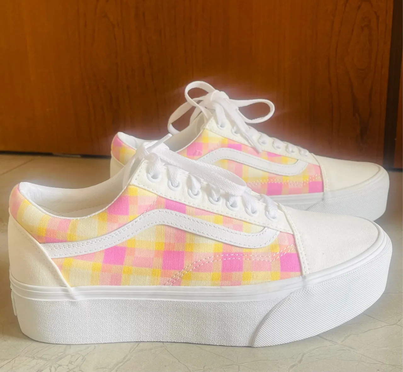 VANS OFF THE WALL Original - Xadrez Colorido