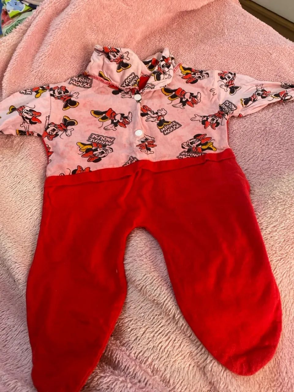 Macacão Minnie Mouse Bebê