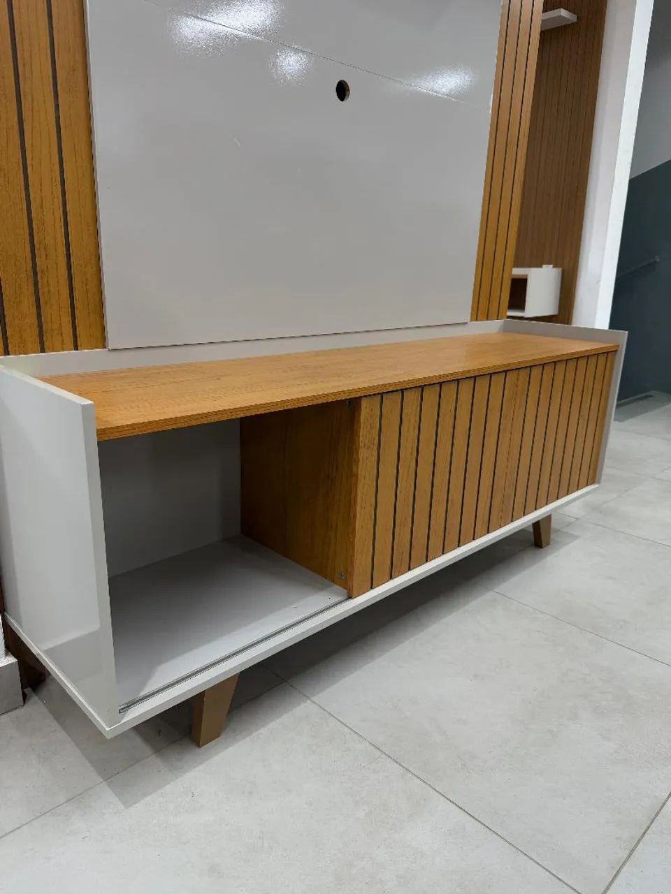 Conjunto de rack e painel  - Foto 3