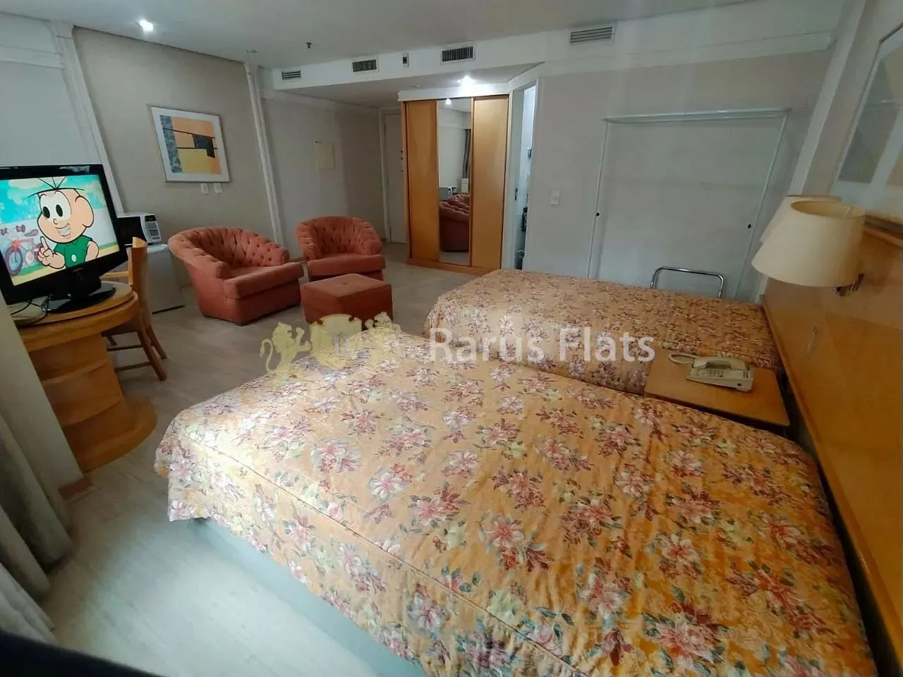 Rarus Flats - Flat para locação - Edifício ITC- Radisson